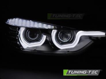 Xenon Scheinwerfer DRL LED Tagfahrlicht für BMW 3er F30 F31 Bj. 11-15 Schwarz