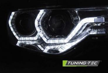 Xenon Scheinwerfer DRL LED Tagfahrlicht für BMW 3er F30 F31 Bj. 11-15 Chrom AFS