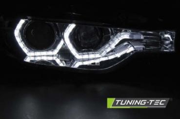 Xenon Scheinwerfer DRL LED Tagfahrlicht für BMW 3er F30 F31 Bj. 11-15 Chrom AFS