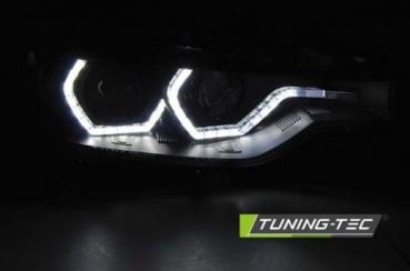 Scheinwerfer DRL LED Tagfahrlicht für BMW 3er F30 F31 LCI Facelift 15-18 Schwarz