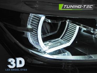 Voll LED Scheinwerfer Tagfahrlicht für BMW 3er F30 F31 LCI Facelift 15- Schwarz