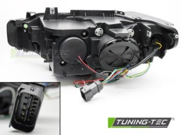 LED Tagfahrlicht Angel Eyes Scheinwerfer Set für BMW 3er F30/F31 11-15 schwarz