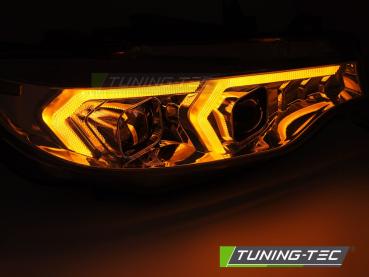 Xenon LED Tagfahrlicht Scheinwerferset für BMW 4er F32/F33 Coupe/Cabrio 13-17 chrom