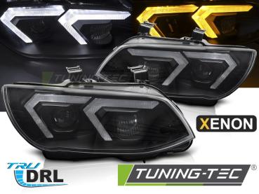 Xenon LED Tagfahrlicht Scheinwerferset für BMW 3er Coupe/Cabrio E92/E93 LCI 10-13 schwarz