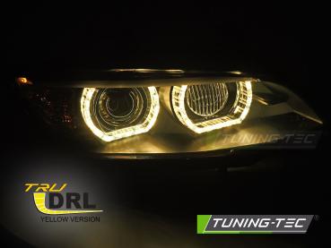 Preview: 3D Xenon LED Tagfahrlicht Angel Eyes Scheinwerfer für BMW 3er Coupe/Cabrio E92/E93 06-10 schwarz