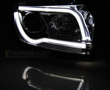 Scheinwerfer LED Tagfahrlicht Optik für Dacia Duster Bj. 10-14 Chrom LTI