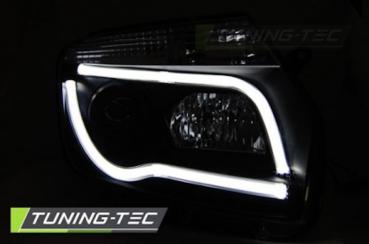 Scheinwerfer LED Tagfahrlicht Optik für Dacia Duster Bj. 10-14 Schwarz LTI