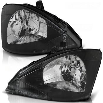 Scheinwerfer Klarglas für Ford Focus MK1 Bj. 98-01 Schwarz