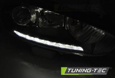 Scheinwerfer DRL LED Tagfahrlicht für Ford Fiesta MK7 Bj. 13-17 Schwarz