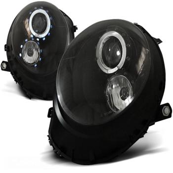 Scheinwerfer Angel Eyes für Mini One Cooper Bj. 06-14 Schwarz