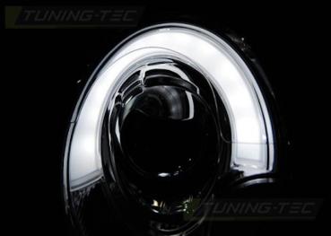 Scheinwerfer LED Tagfahrlicht Optik für Mini One Cooper Bj. 06-14 Chrom LTI