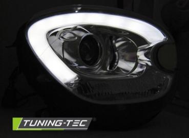 Xenon Scheinwerfer LED Tagfahrlicht Optik für Mini R60 R61 B10-14 Chrom LTI