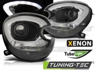 Xenon Scheinwerfer LED Tagfahrlicht Optik für Mini R60 R61 10-14 Schwarz LTI