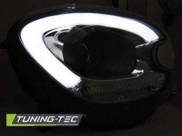 Xenon Scheinwerfer LED Tagfahrlicht Optik für Mini R60 R61 10-14 Schwarz LTI