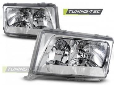 Scheinwerfer Klarglas für Mercedes E-Klasse W124 Bj. 85-93 Chrom