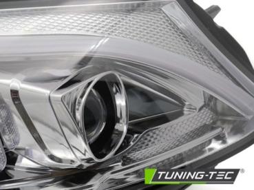Scheinwerfer DRL LED Tagfahrlicht für Mercedes C-Klasse W205 Bj. 14-18 Chrom