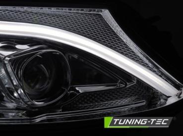Scheinwerfer DRL LED Tagfahrlicht für Mercedes C-Klasse W205 Bj. 14-18 Chrom