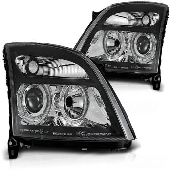 Scheinwerfer Angel Eyes für Opel Vectra C / Signum Bj. 02-05 Schwarz