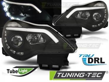 Scheinwerfer DRL LED Tagfahrlicht für Opel Corsa D Bj. 11-14 Schwarz LTI