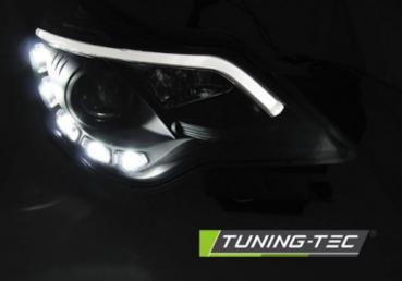 Scheinwerfer DRL LED Tagfahrlicht für Opel Corsa D Bj. 11-14 Schwarz LTI