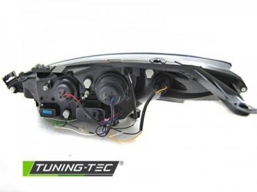 Scheinwerfer LED Tagfahrlicht Optik für Peugeot 207 Bj. 06-12 Schwarz
