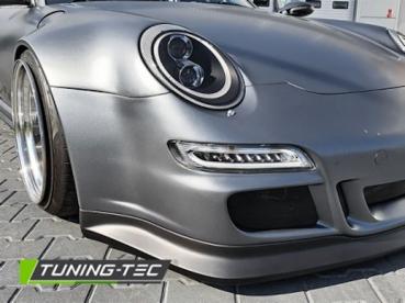 Xenon Scheinwerfer LED Tagfahrlicht Optik für Porsche 911 997 Bj. 04-08 Schwarz