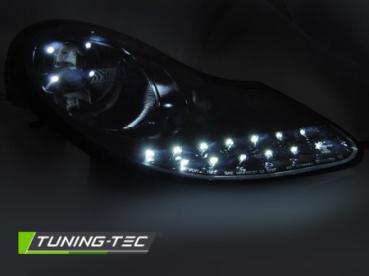 Scheinwerfer LED Tagfahrlicht Optik für Porsche Boxster 986 /911 996 Black Glanz