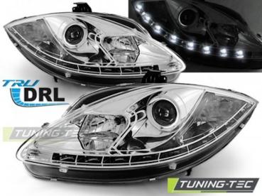 Scheinwerfer DRL LED Tagfahrlicht für Seat Leon 1P / Altea 5P Facel 09-15 Chrom