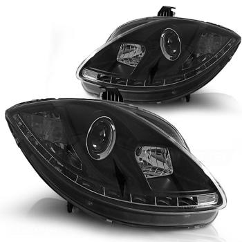 Scheinwerfer DRL LED Tagfahrlicht für Seat Leon 1P / Altea 5P  09-15 Schwarz