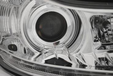Scheinwerfer DRL LED Tagfahrlicht für Skoda Octavia 2 (1Z Facelift) 09-12 Chrom