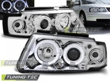 LED Tagfahrlicht Design Scheinwerfer für Audi TT 8N 99-06 schwarz
