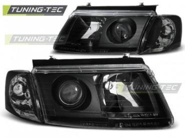 Klarglas Xenon Design Scheinwerfer für VW Passat 3B (B5) 96-00 schwarz