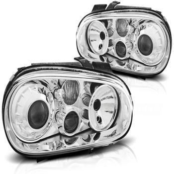 Design Klarglas Scheinwerfer für VW Golf 4 97-03 chrom