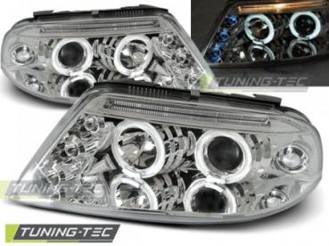 Scheinwerfer Angel Eyes für VW Passat 3BG Bj. 00-05 Chrom