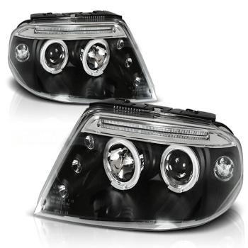 Scheinwerfer Angel Eyes für VW Passat 3BG Bj. 00-05 Schwarz