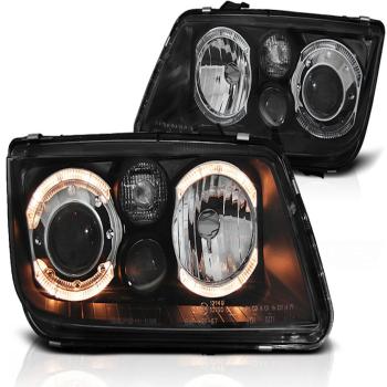 Design Angel Eyes Scheinwerfer für VW Bora 98-05 schwarz