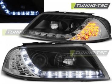 Scheinwerfer LED Tagfahrlicht Optik für VW Passat 3BG 00-05 Chrom LED Blinker