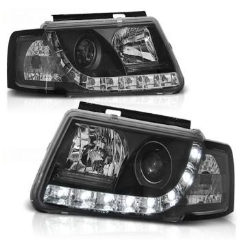 Scheinwerfer DRL LED Tagfahrlicht für VW Passat 3B Bj. 96-00 Schwarz