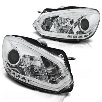 Scheinwerfer DRL LED Tagfahrlicht für VW Golf 6 Bj. 08-13 Chrom LTI