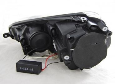 Scheinwerfer CCFL Angel Eyes für VW Golf 5 Jetta 5 Bj. 03-10 Chrom