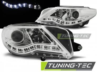 Preview: Scheinwerfer LED Tagfahrlicht Optik für VW Passat CC Bj. 08-12 Chrom