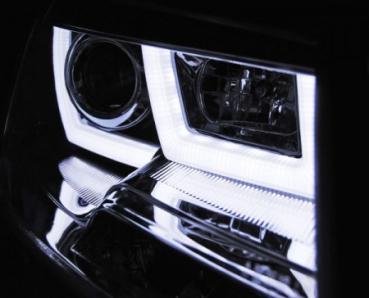Scheinwerfer DRL LED Tagfahrlicht für VW T5 GP Facelift Bj. 10-15 Chrom