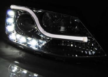 Scheinwerfer DRL LED Tagfahrlicht für VW Jetta 6 Bj. 11-18 Chrom LTI