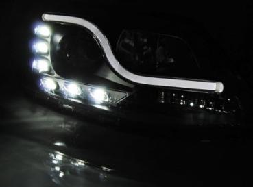 Scheinwerfer DRL LED Tagfahrlicht für VW Jetta 6 Bj. 11-18 Schwarz LTI