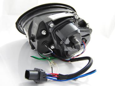 LED Tagfahrlicht Design Scheinwerfer für VW New Beetle 98-05 schwarz