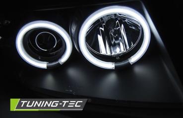 Scheinwerfer CCFL Angel Eyes für VW Passat 3B Bj. 96-00 Schwarz