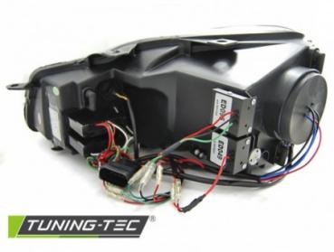 Scheinwerfer U-Tube LED Tagfahrlicht für VW Golf 6 Bj. 08-13 Schwarz Rot Edition