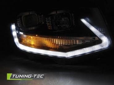 Scheinwerfer DRL LED Tagfahrlicht für VW T6 Bj. 15-19 Schwarz