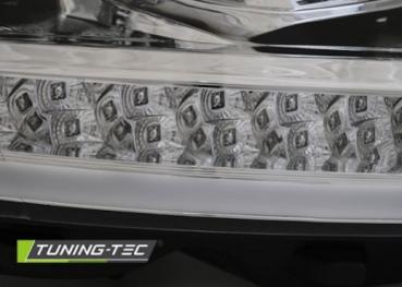 Scheinwerfer DRL LED Tagfahrlicht für VW T6 Bj. 15-19 Chrom mit LED Blinker LTI