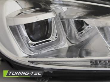 Scheinwerfer DRL LED Tagfahrlicht für VW Golf 6 08-13 chrom mit dynamichen Blinker